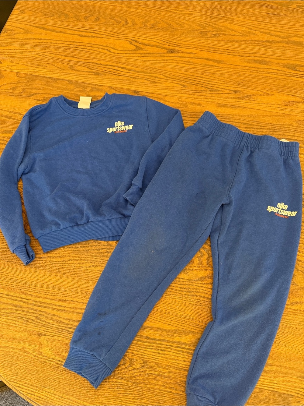 Nike Kids Blue Sweatshirt & Joggers Set